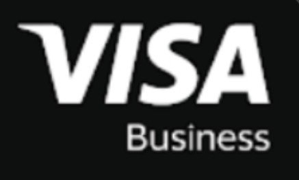 Close-up of the Visa Business logo on the second No-KYC card